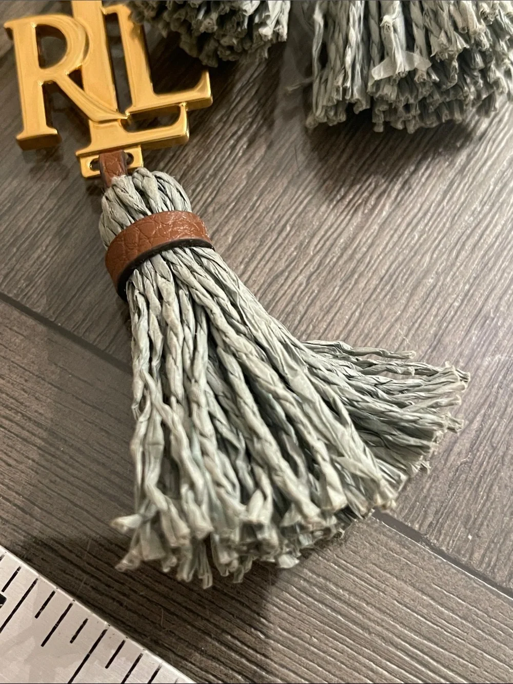 Lauren Ralph Lauren Replacement Three Tassel - Gold-tone Logo Bag Charm